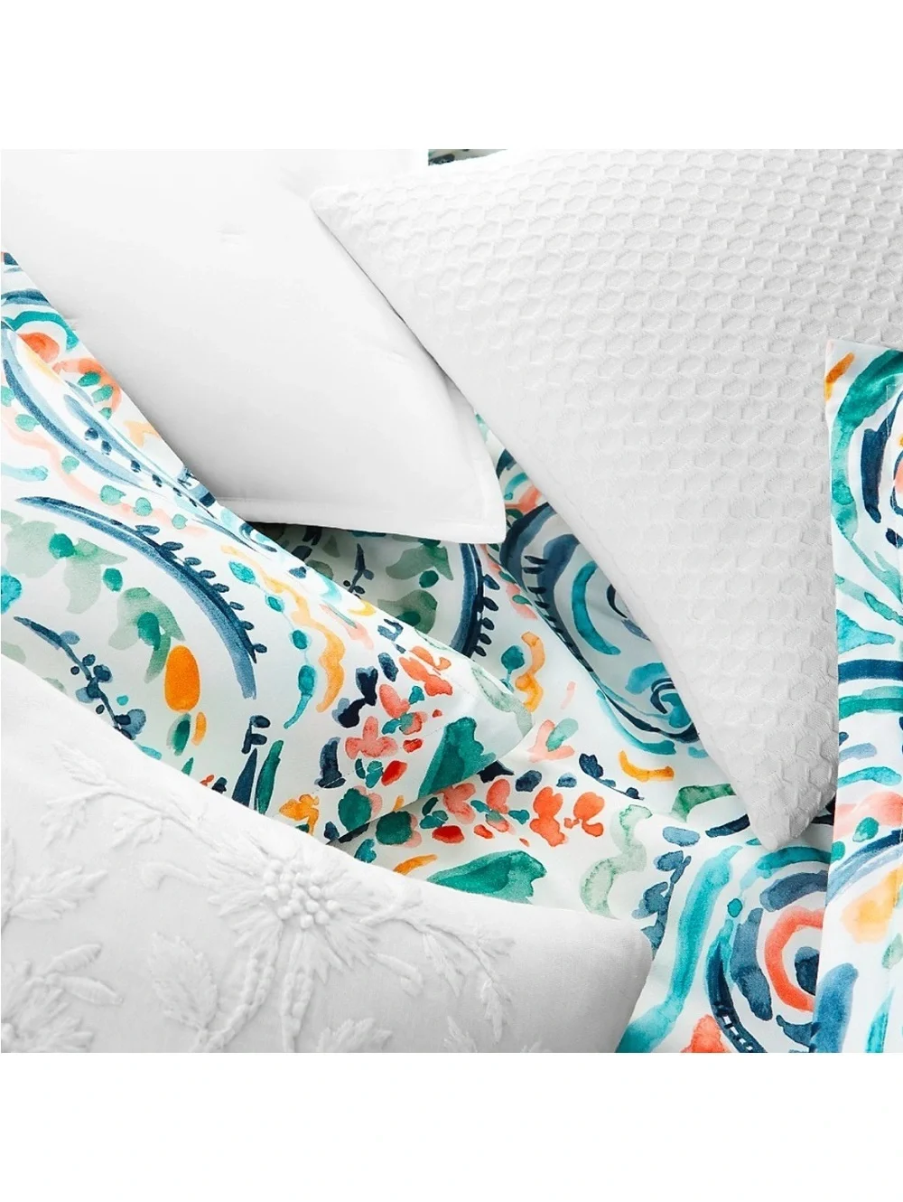 SKY Ophelia Full/Queen Duvet Cover Set & 2 Standard Pillow Shams NWT $295